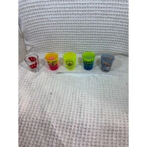 Souvenir Unisex Unbranded Shot Glass Set 5pc Multicolor